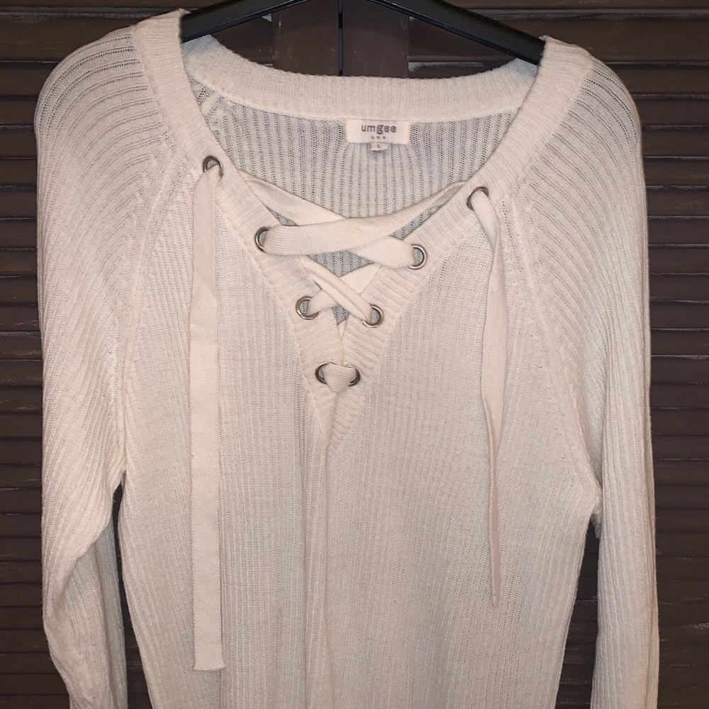 White sweater